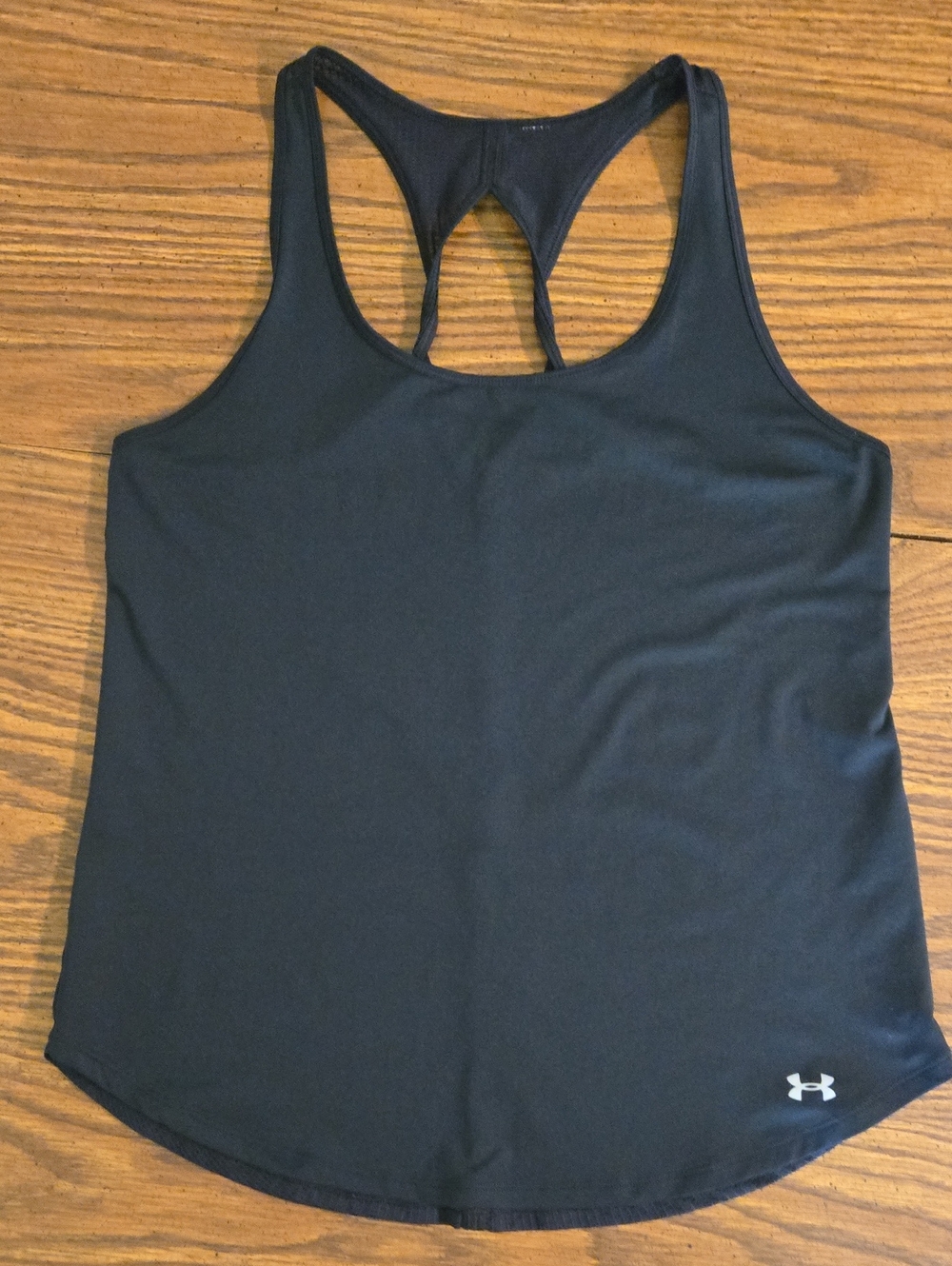 Under Armour Womens Black Keyhole Racerback Tank